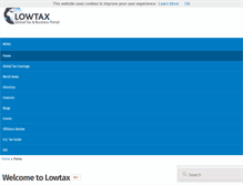 Tablet Screenshot of lowtax.net